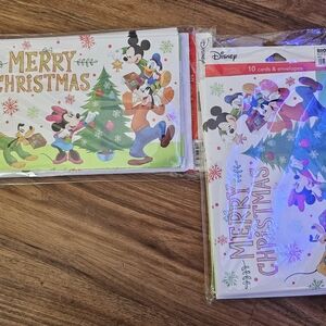Disney Christmas Cards with Envelopes